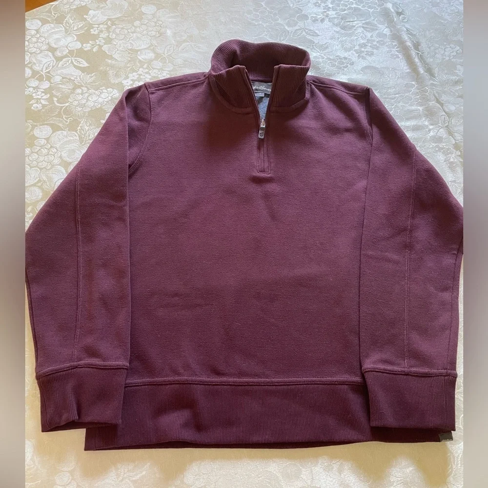 Eddie Bauer Quarter Zip Sweater